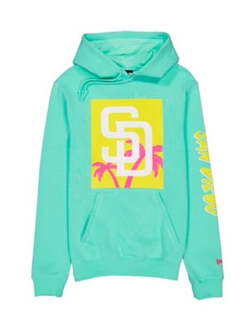 San Diego Padres Green Hoodie